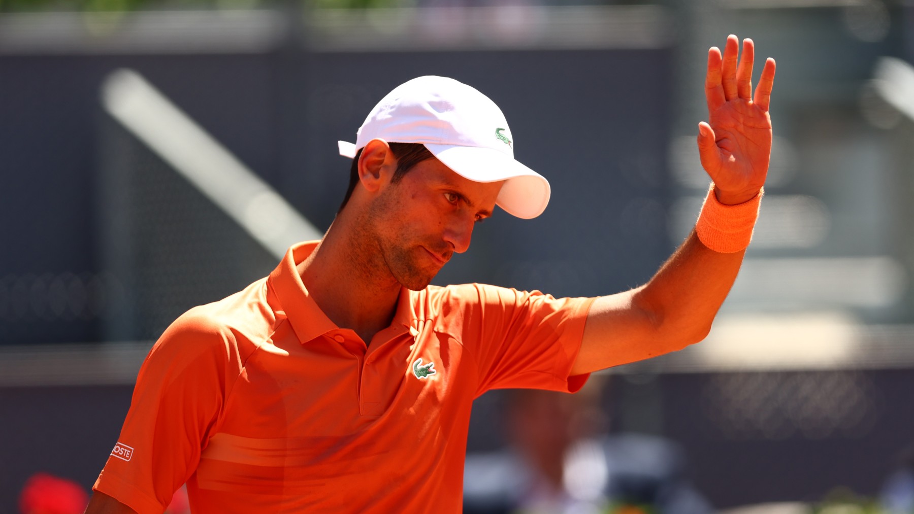 Novak Djokovic, en su última participación en el Madrid Open. (Getty)