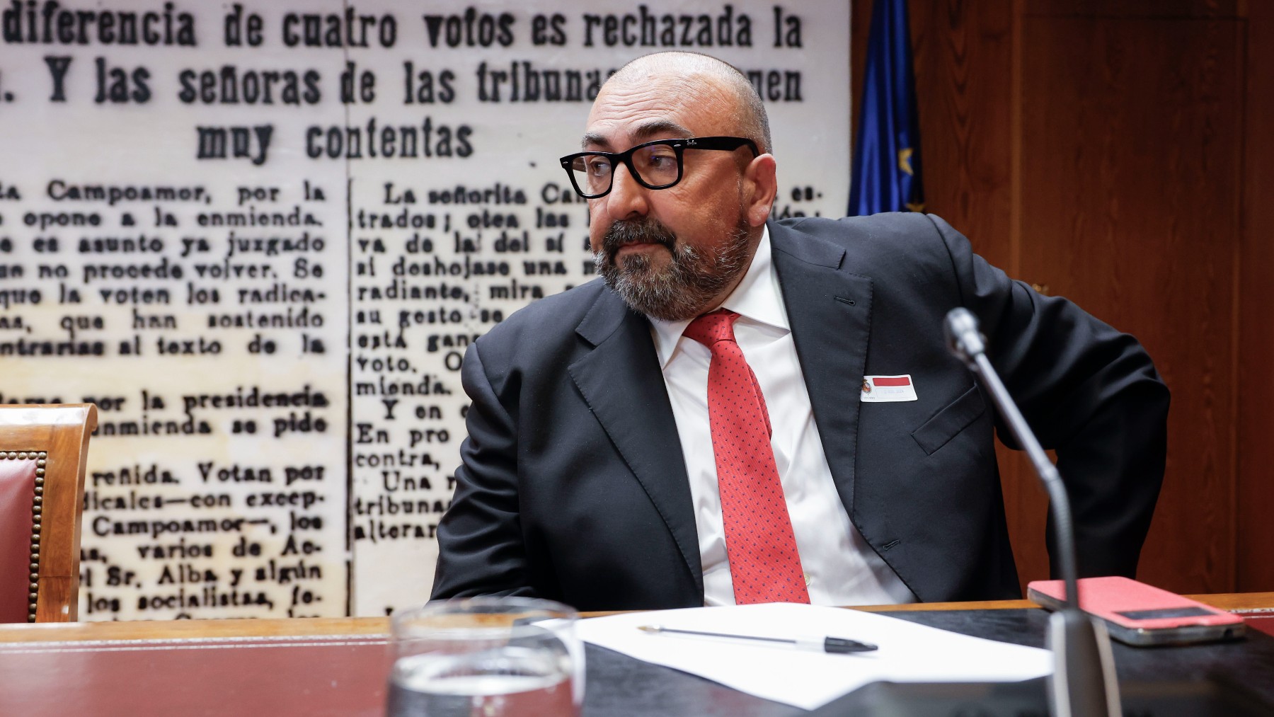 Koldo García en el Senado. (Foto: Efe)