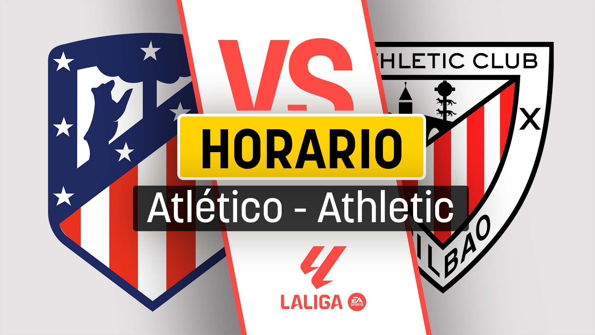 Atlético de Madrid – Athletic de Bilbao: horario y dónde ver el partido de la Liga en directo.