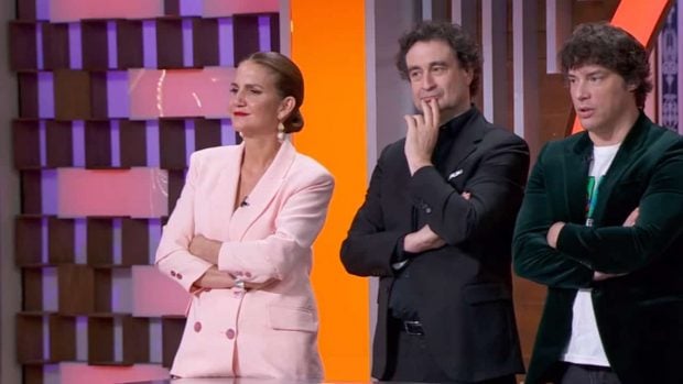 Los miembros del jurado de 'MasterChef'. (RTVE)