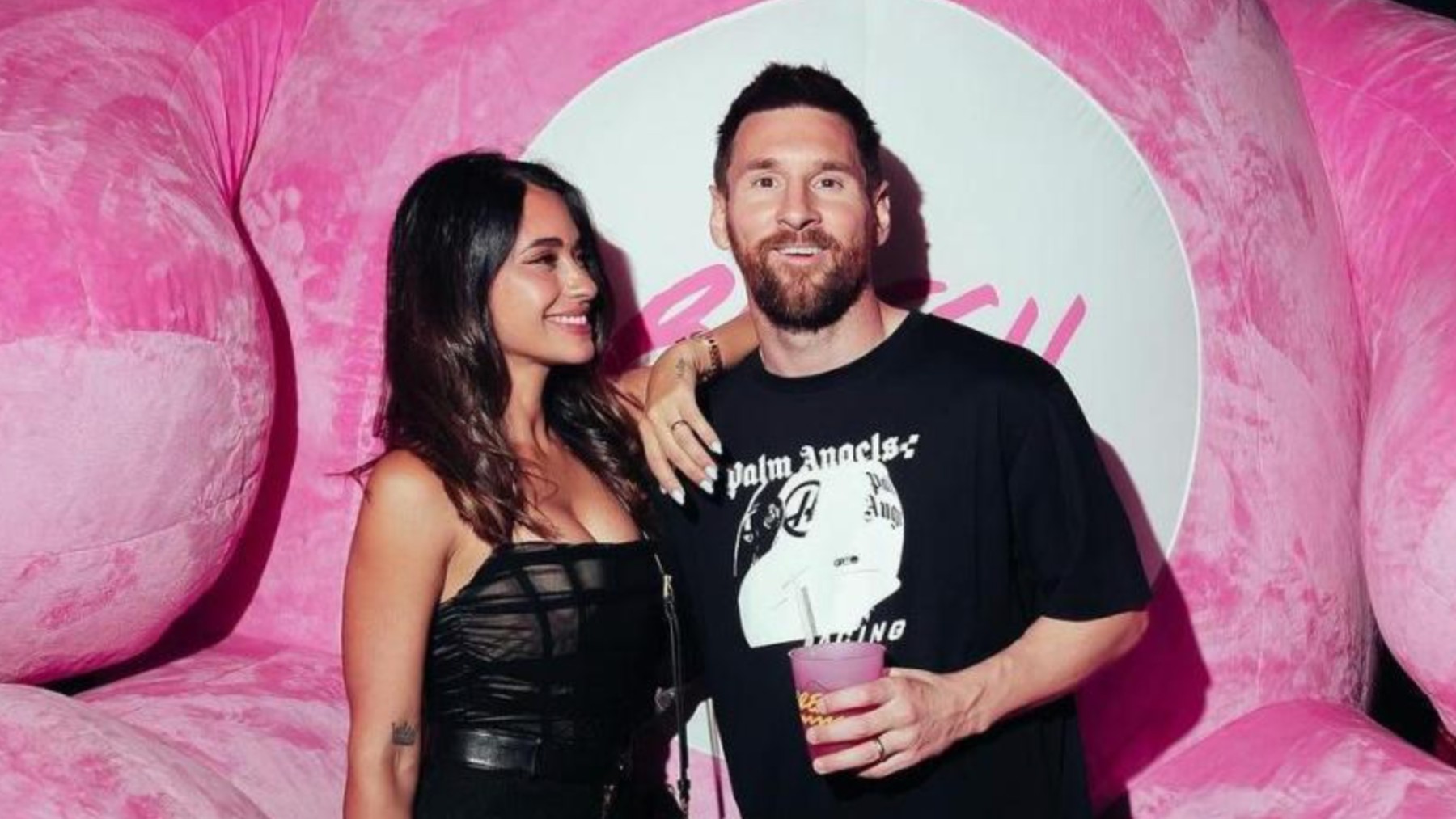 Messi y Antonela de fiesta en Miami. (Instagram)