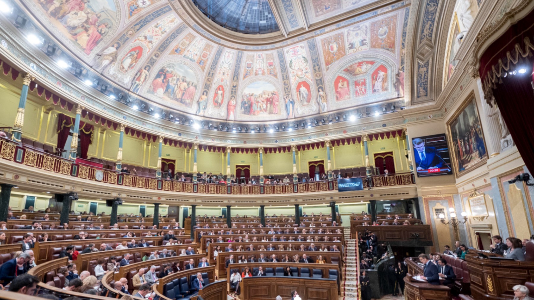 Un pleno en el Congreso de los Diputados. Archivo.