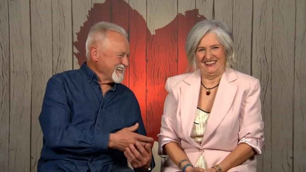 Manuela y Marino en 'First Dates'. (Mediaset)