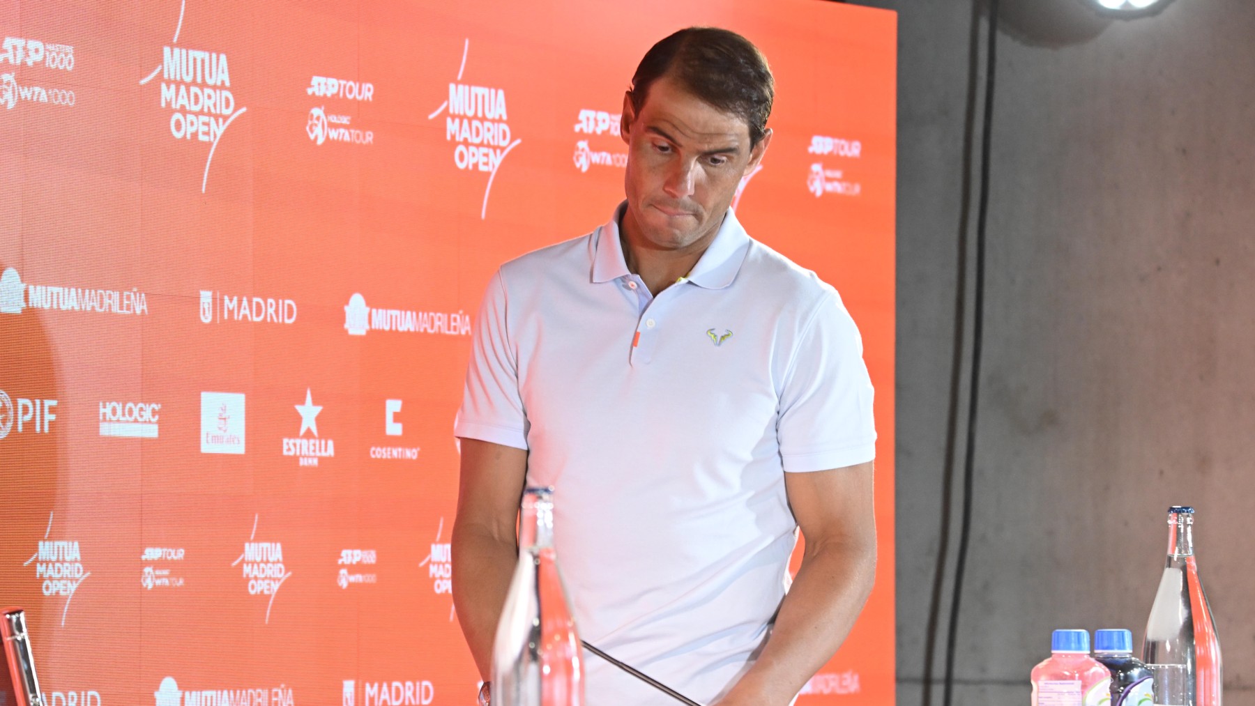 Rafa Nadal, en rueda de prensa en el Mutua Madrid Open. (Europa Press)