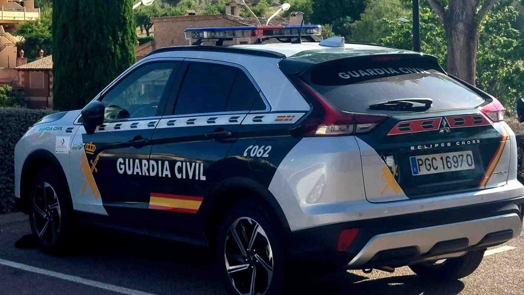 Un coche de la Guardia Civil en Calvià.