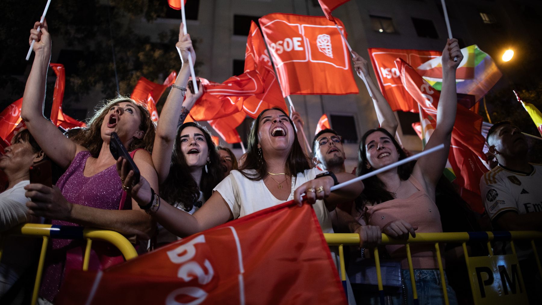 Pedro Sánchez y Begoña Gómez. (Foto: EP)