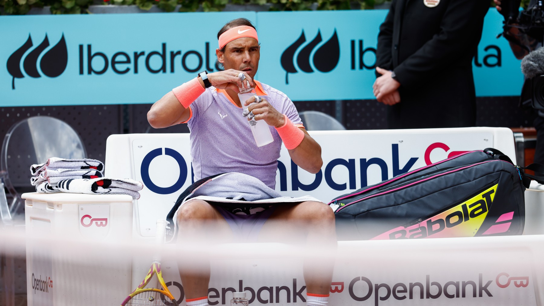 Rafa Nadal, en un partido en el Madrid Open. (Europa Press)