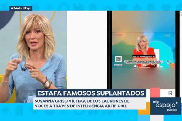 Susanna Griso se manifiesta sobre la estafa en 'Espejo Público'. (Atresmedia)