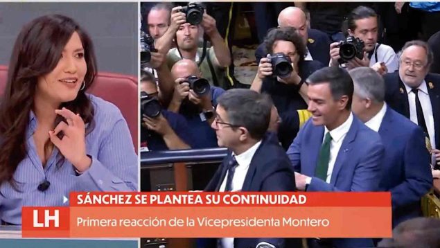 CASO BEGOÑA GÓMEZ'  Una tertuliana de Intxaurrondo en TVE exige a Sánchez que tome el control de los jueces y medios críticos Tve-ok--635x358