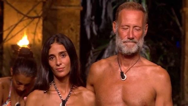 Claudia y Pedro García Aguado en 'Supervivientes 2024'. (Mediaset)