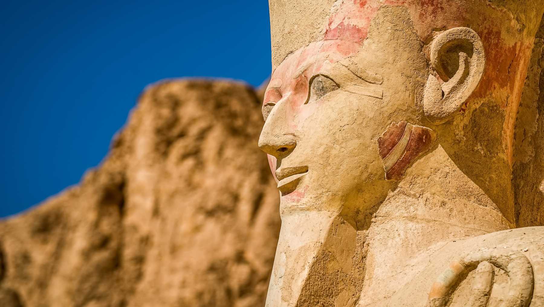 La figura de Hatshepsut.
