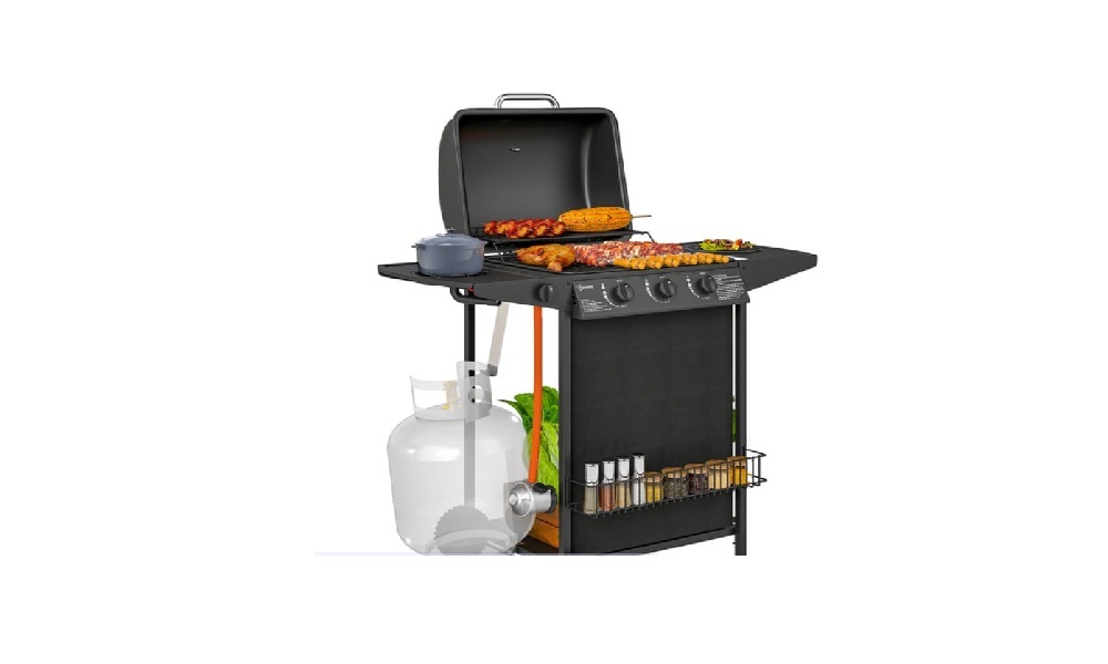 Barbacoa de gas Outsunny