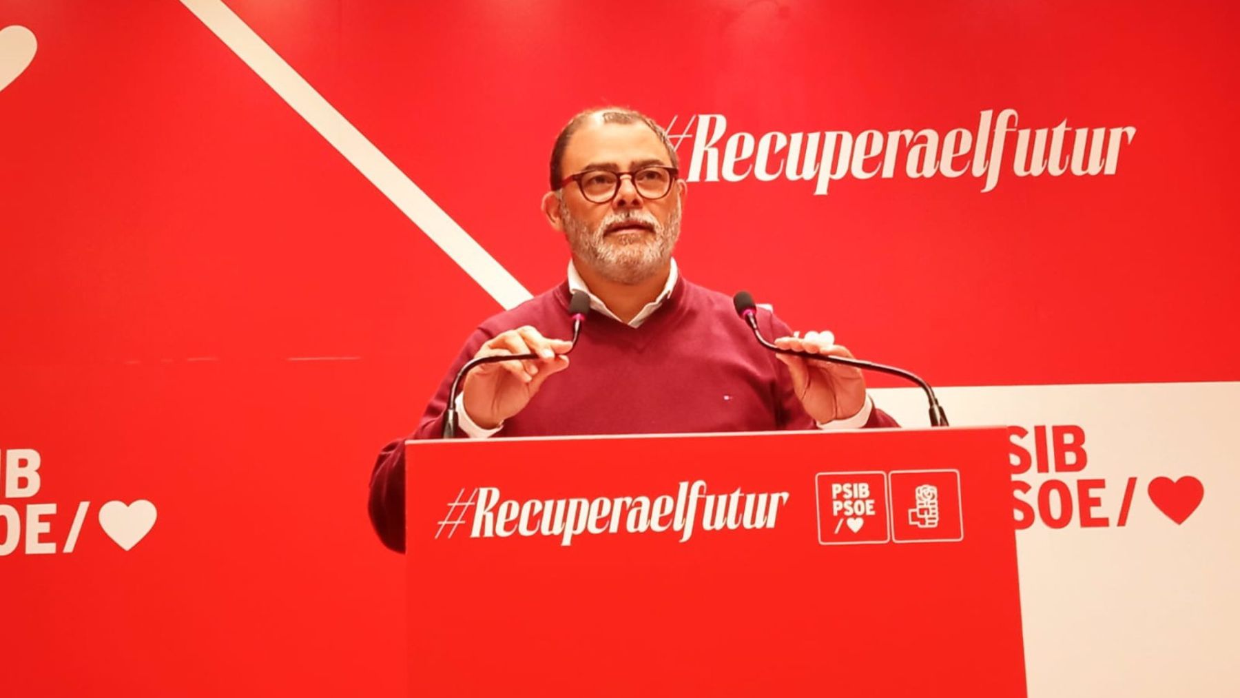 Cosme Bonet, secretario de Organización del PSOE de Baleares.