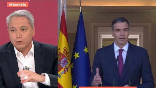 Vicente Vallés critica a Pedro Sánchez en 'Espejo público'