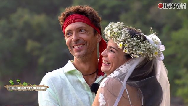 Ángel Cristo Jr y Ana Herminia se casan en Supervivientes 2024. (Mediaset)