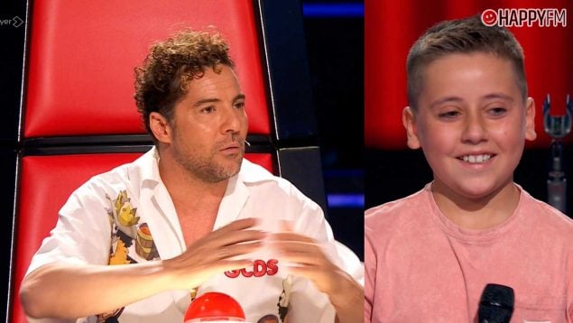 El aplaudido discurso de David Bisbal a un niño de La Voz Kids: 