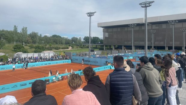 Rafa Nadal entrenamiento