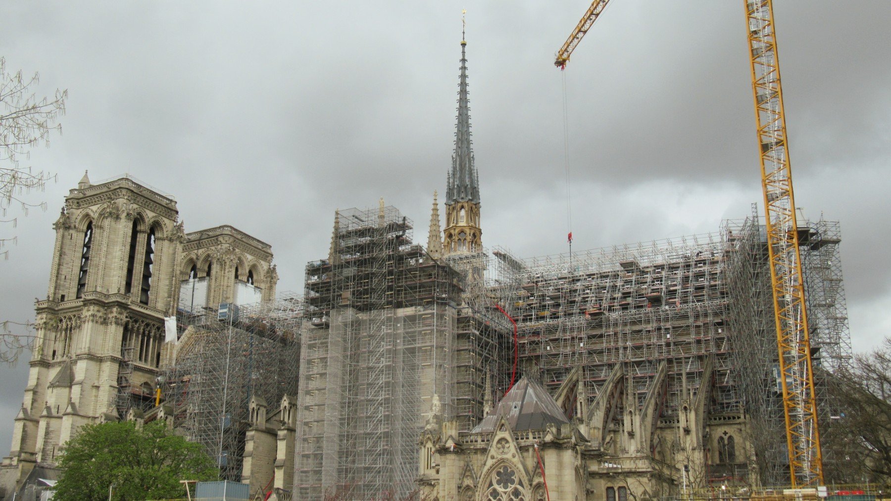 Reconstrucción Notre-Dame París