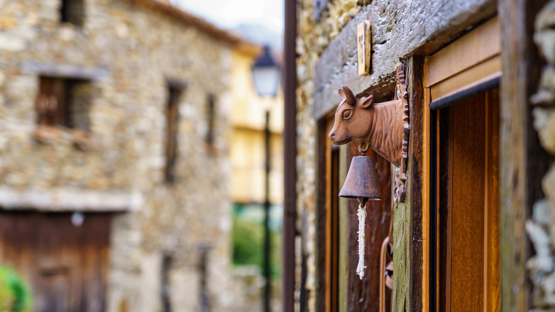 Detalle de una de las casas de La Hiruela. @Istock