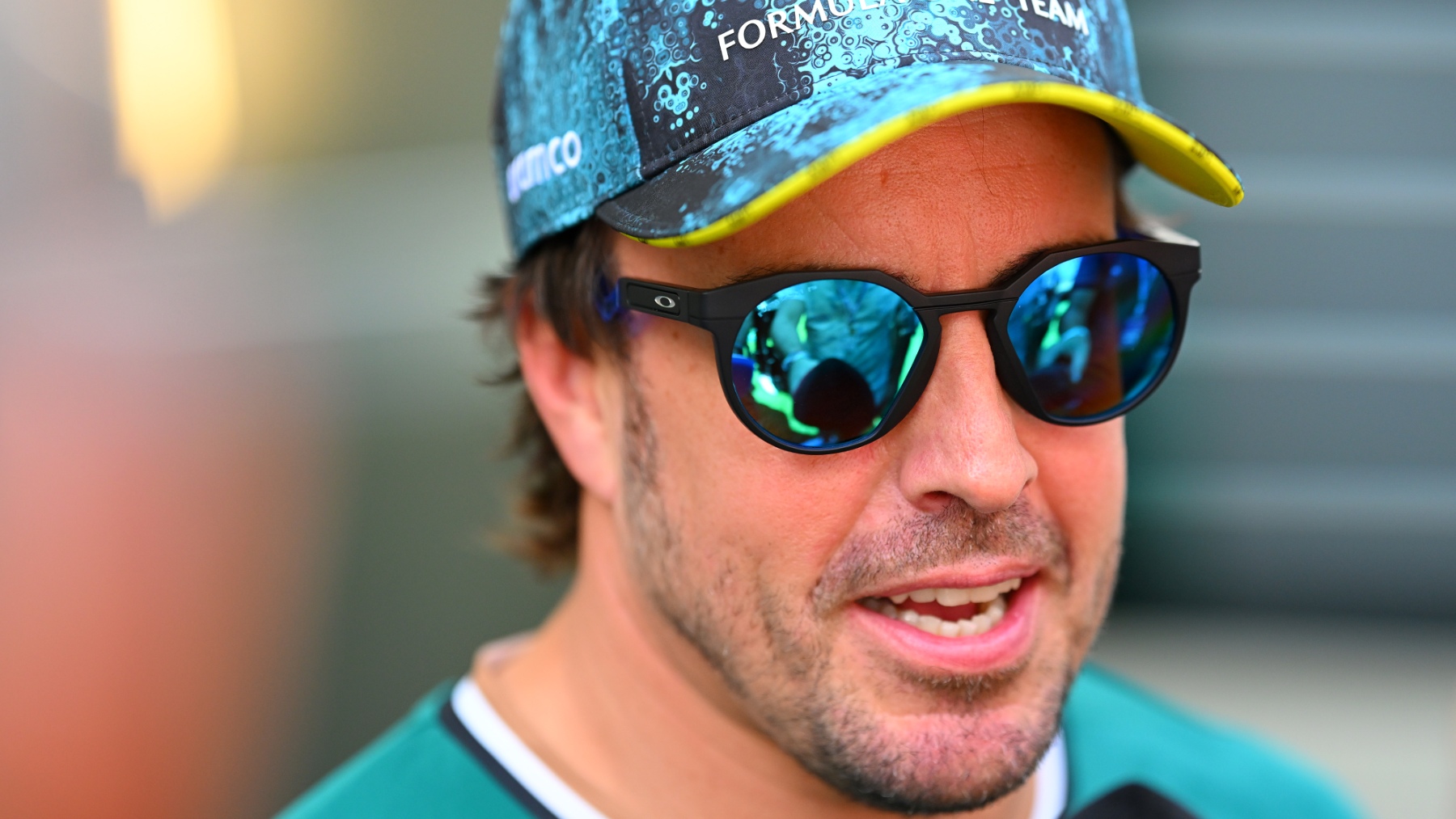 Fernando Alonso en el circuito de Miami. (Getty)