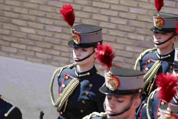 Rey Felipe jura de bandera