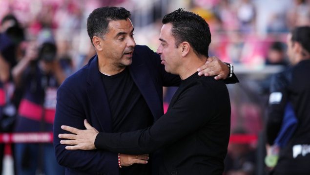 Míchel, Xavi Hernández, Girona-Barcelona