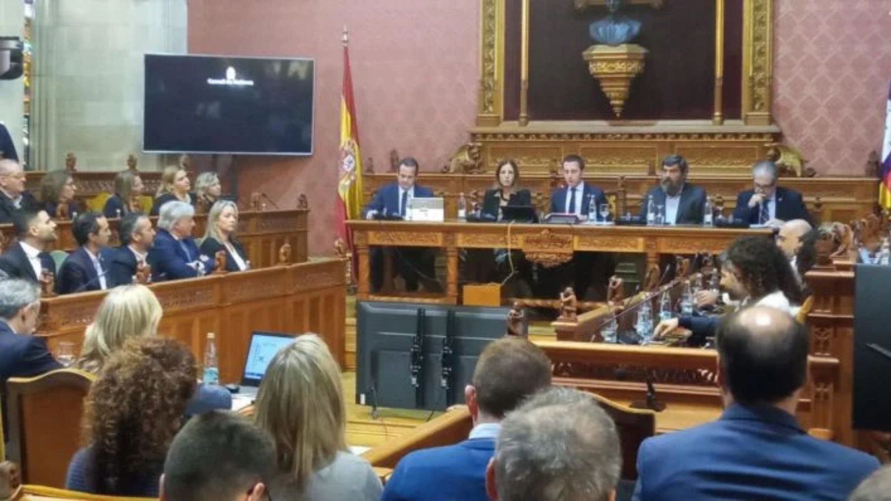 Un pleno del Consell de Mallorca.