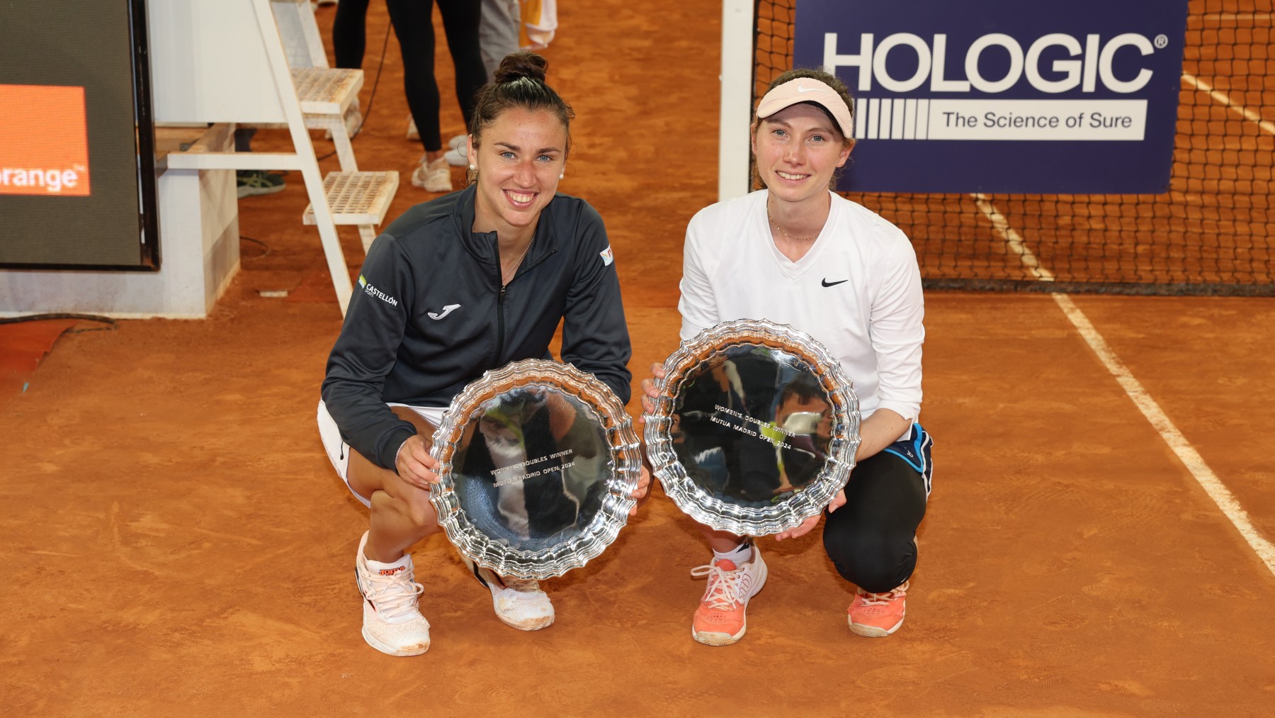 Sorribes y Bucsa, campeonas en Madrid. (Getty)