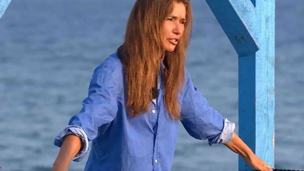 Arantxa del Sol en El puente de las emociones de 'Supervivientes 2024'. (Mediaset)