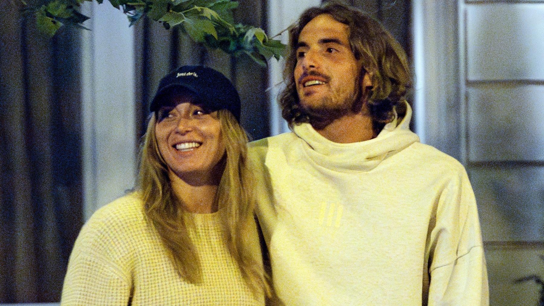 Paula Badosa y Stefanos Tsitsipas. (Europa Press)