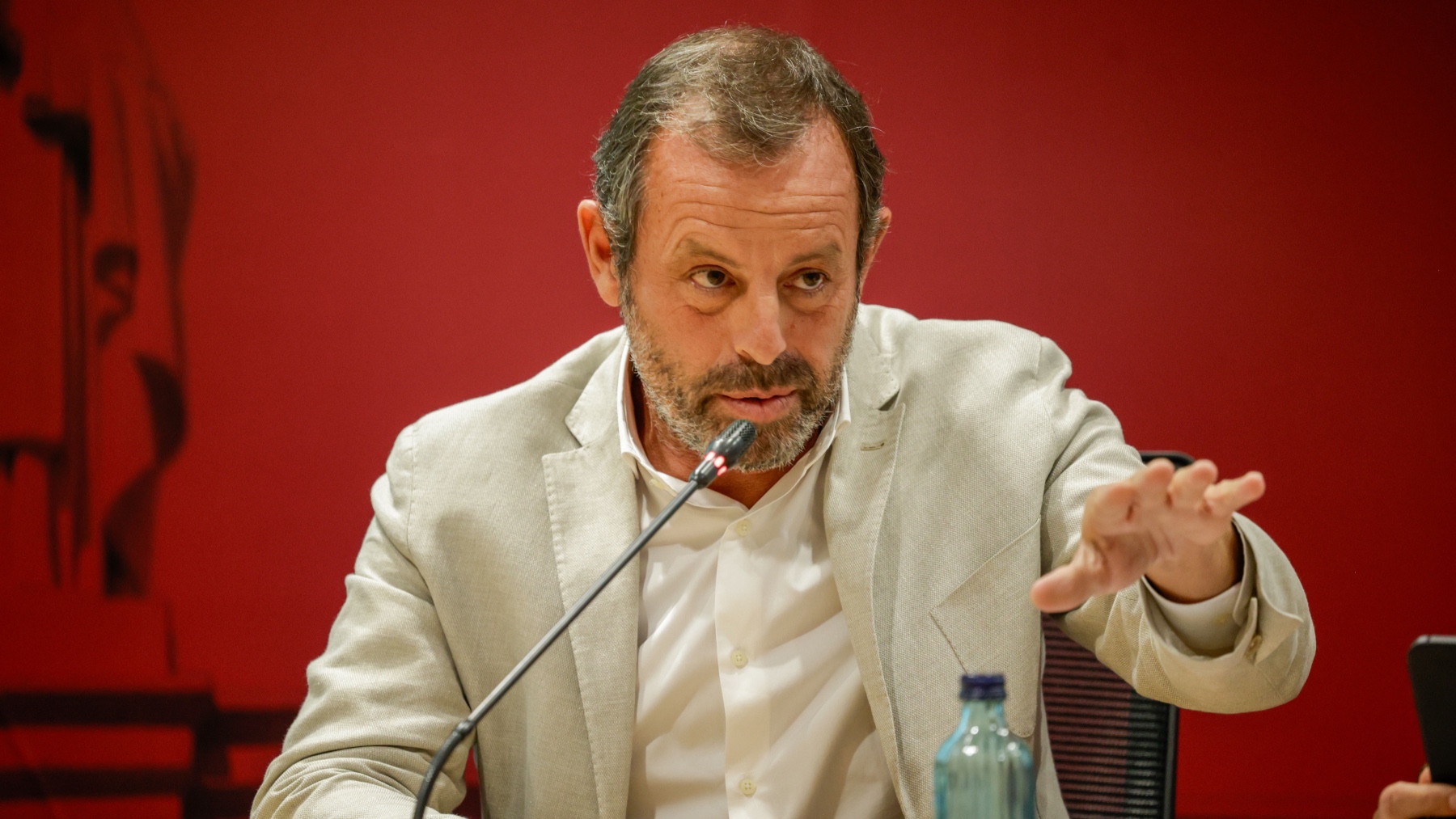 Sandro Rosell en una comparecencia hace unos meses. (EP)