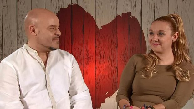 Eduardo y Lucy en 'First Dates'. (Mediaset)