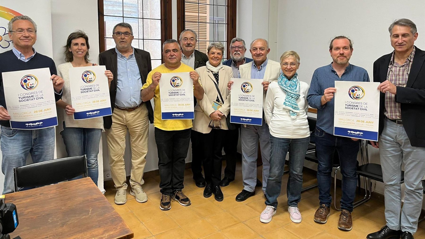 Presentación del I Congreso de Turismo de la Sociedad Civil.