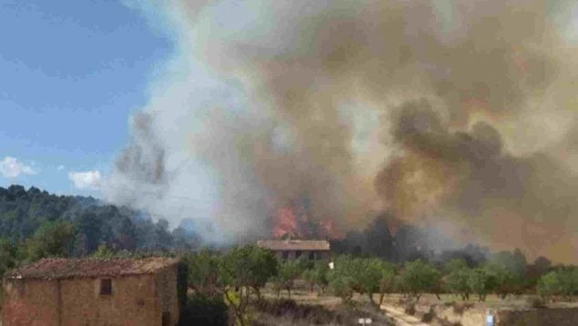 Incendio Teruel