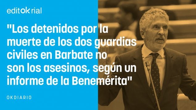 Dime de lo que presumías y te diré de qué careces: de vergüenza, Marlaska