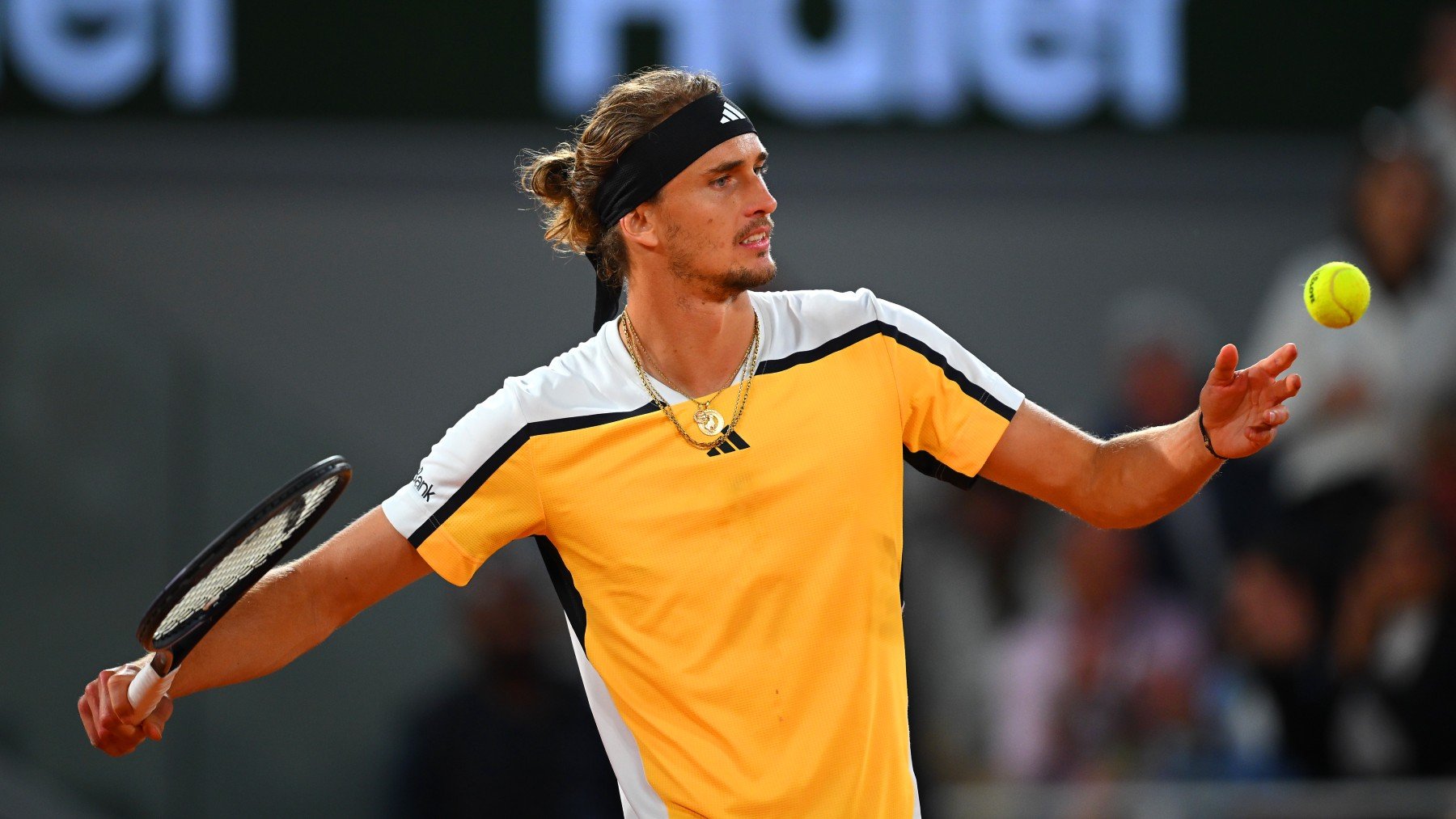 Alexander Zverev, en un partido de Roland Garros. (Foto: Getty)