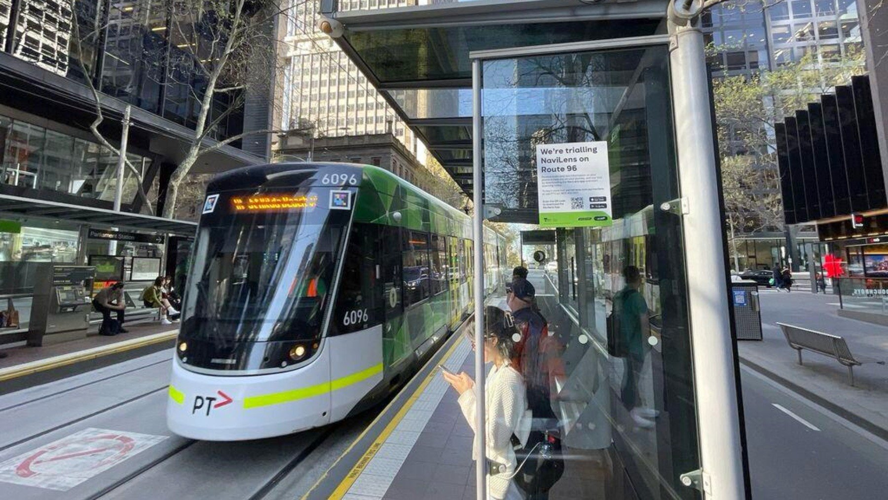 Yarra Trams, la mayor red de tranvía del mundo, en Australia.