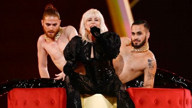 Nebulossa actuando en Eurovisión