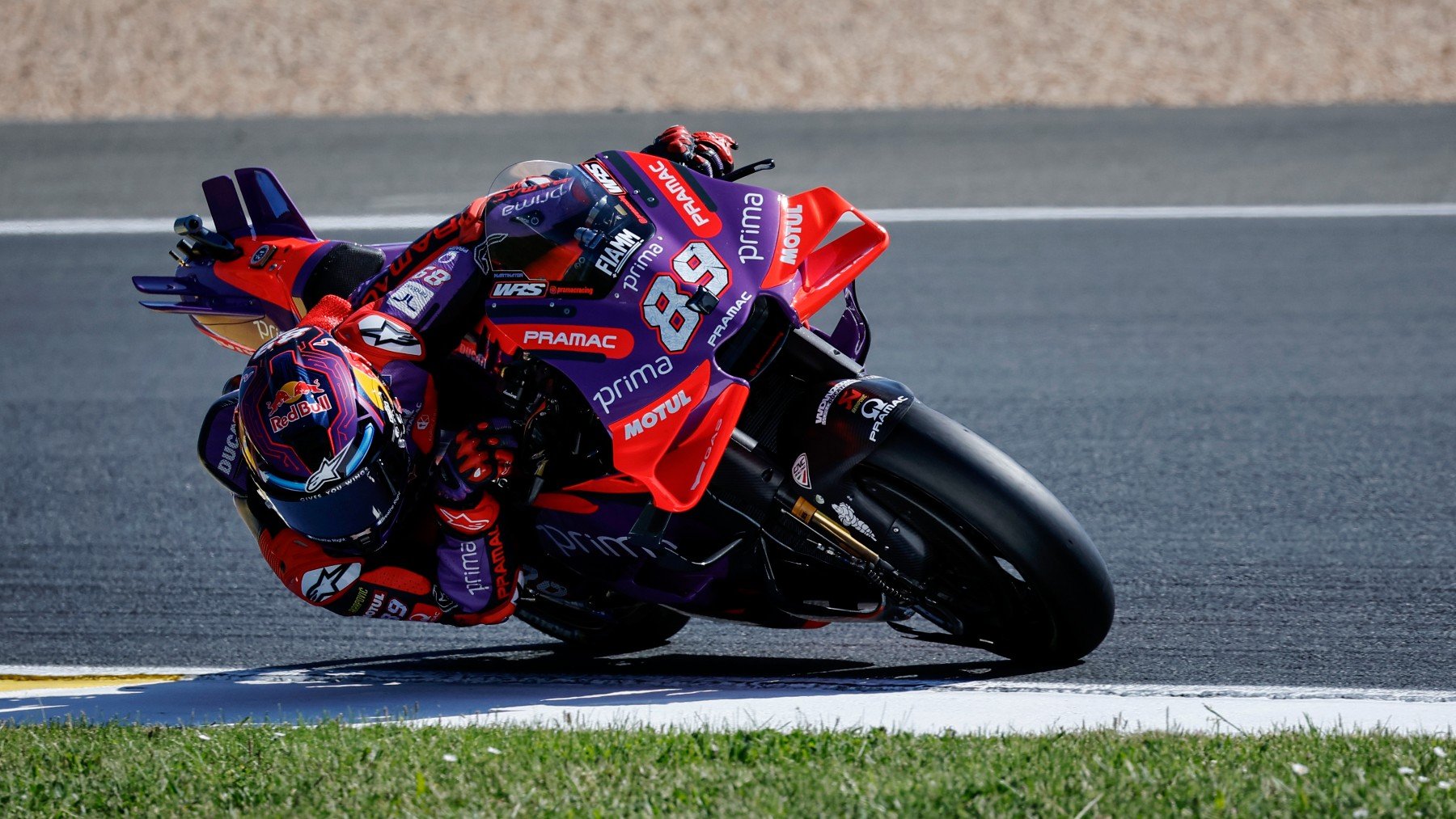 Jorge Martín durante el GP de Francia de MotoGP. (EFE)