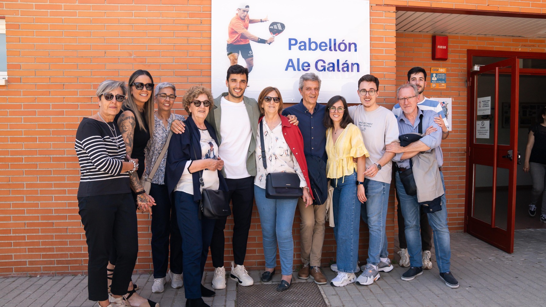 Ale Galán dará nombre a un pabellón deportivo en su colegio.