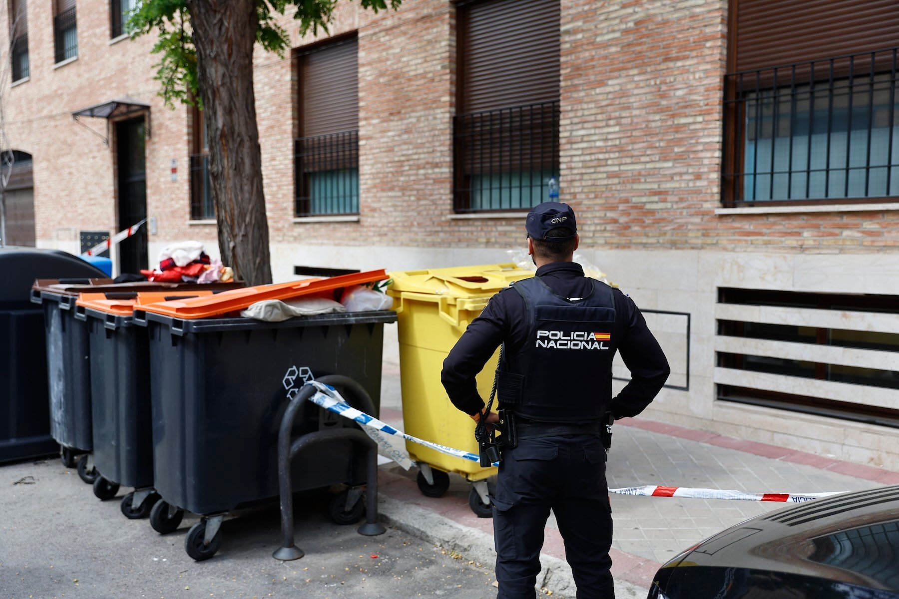 Lugar en el que el bebé fue arrojado a la basura.Lugar en el que el bebé fue arrojado a la basura (Foto: EFE).