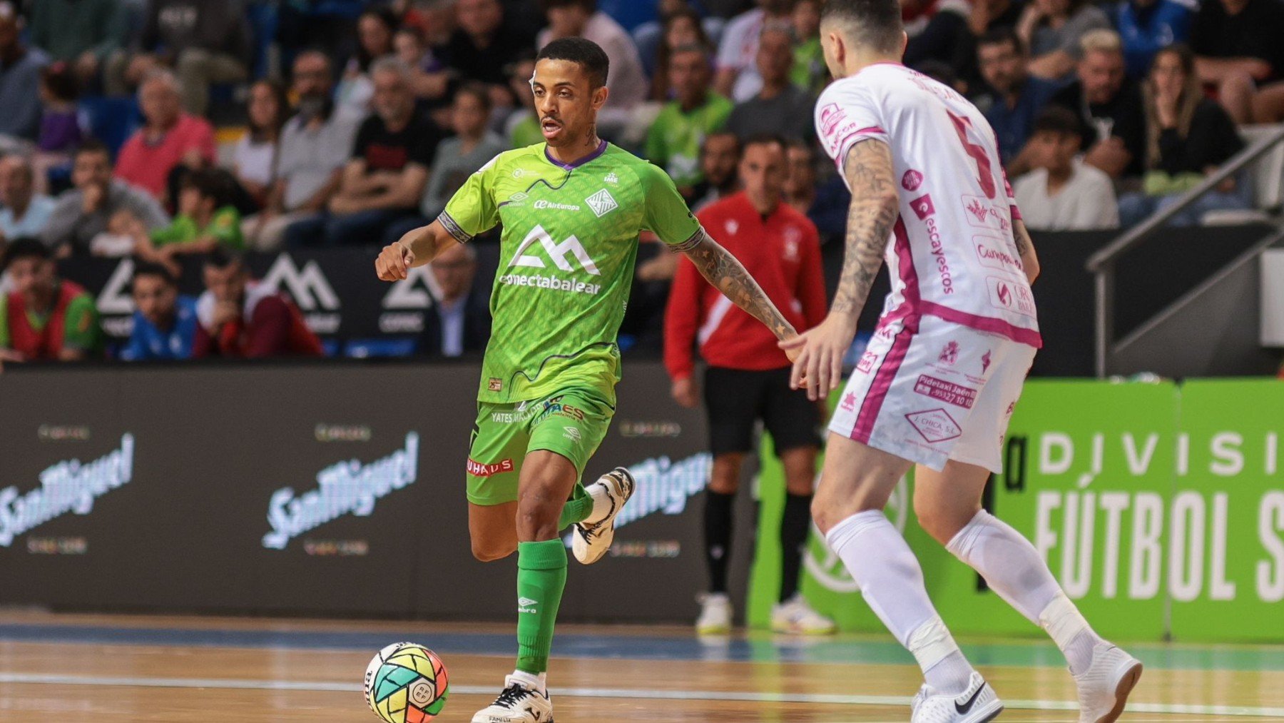 El Mallorca Palma Futsal en el partido ante el Jaén Paraíso Interior en Son Moix (1)