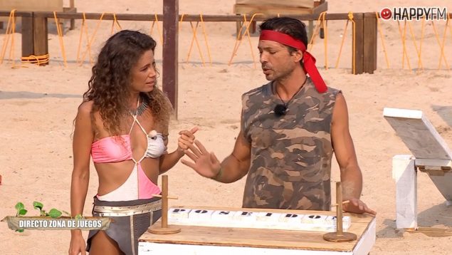 Laura Madrueño y Ángel Cristo Jr protagonizan un encontronazo en Supervivientes 2024. (Mediaset)