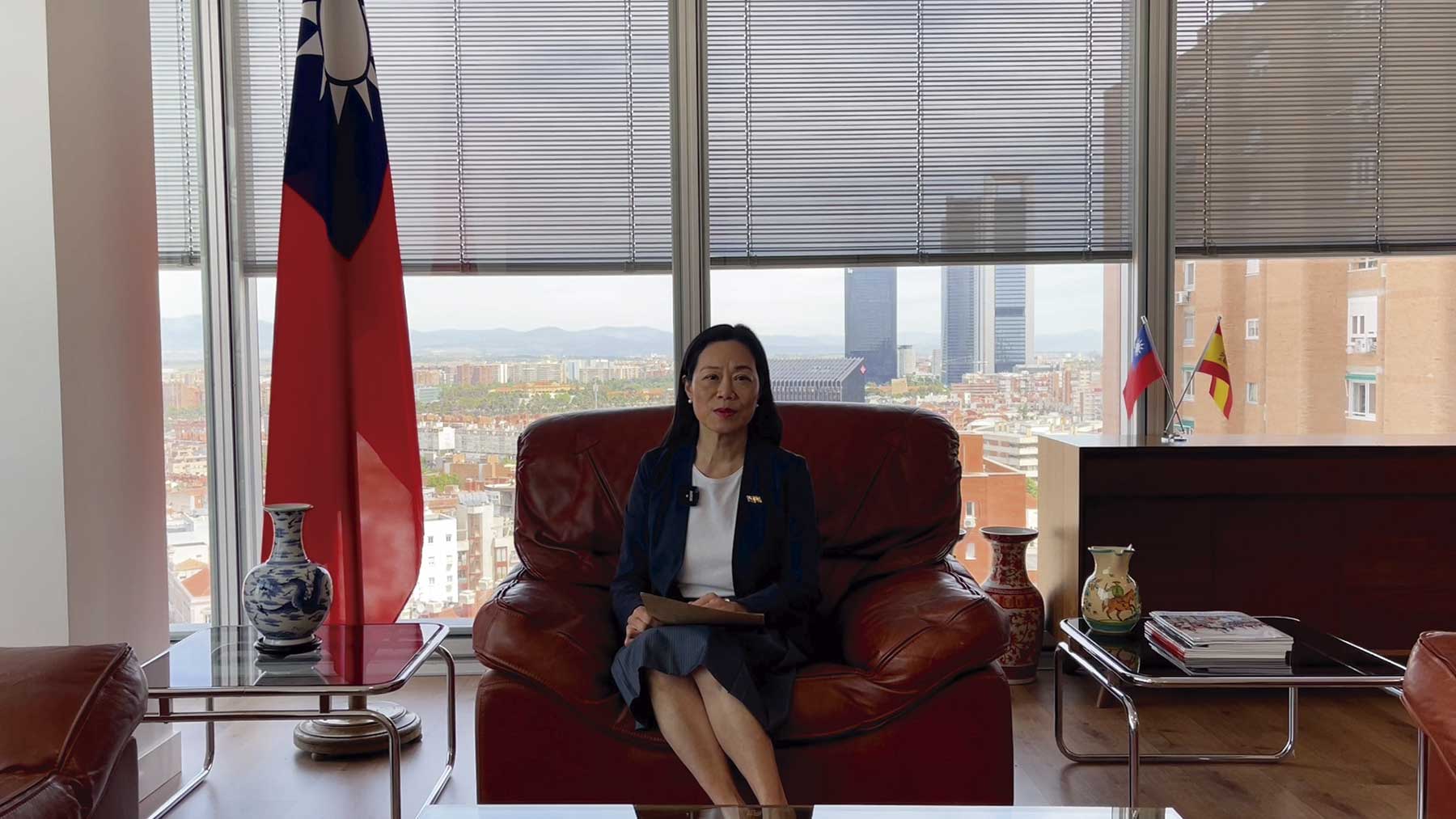 La embajadora de Taiwán en España, Vivia Chang