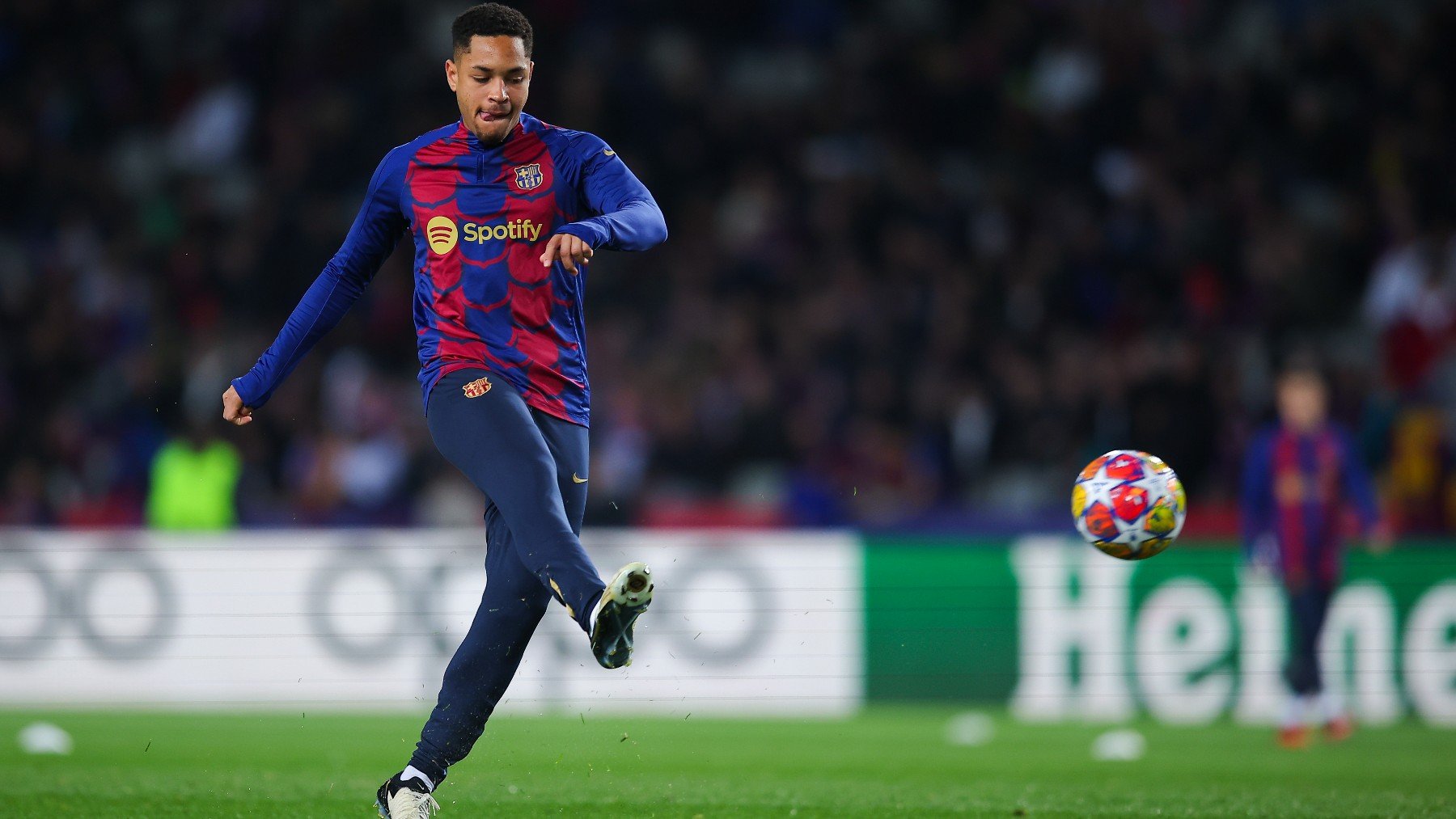 Vitor Roque esta temporada. (Getty)
