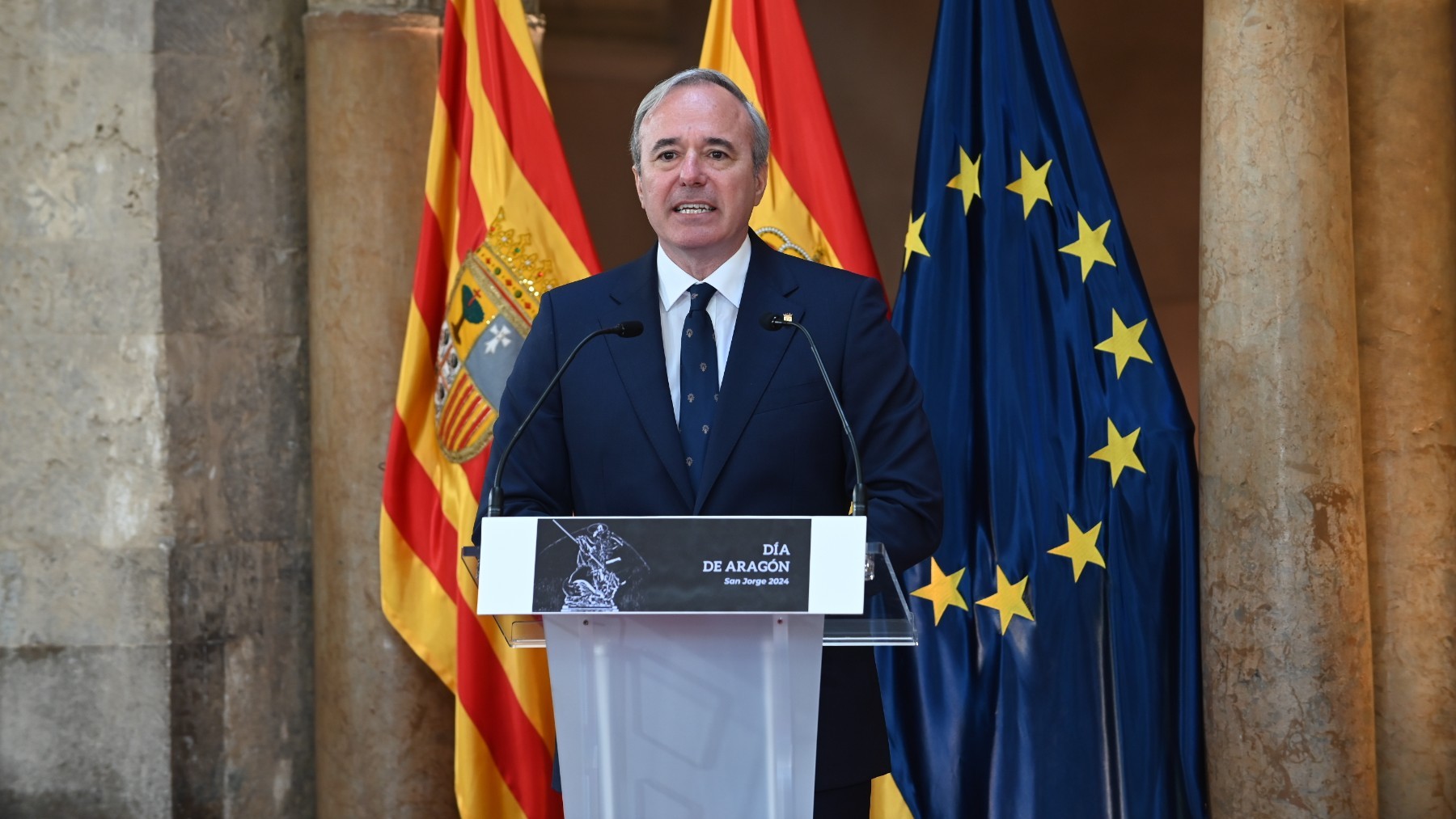 El presidente del Gobierno de Aragón, Jorge Azcón. (Foto: Ep)