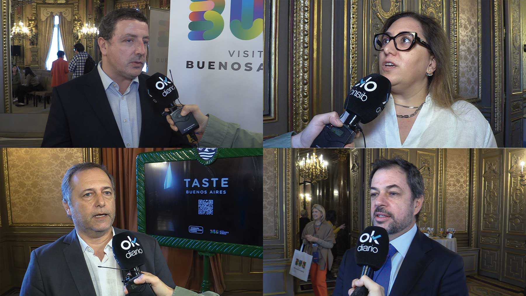 Representantes del turismo de Buenos Aires en la Casa de América de Madrid