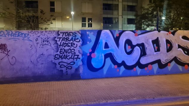 grafitis Palma pintadas vandálicas jóvenes madrileños