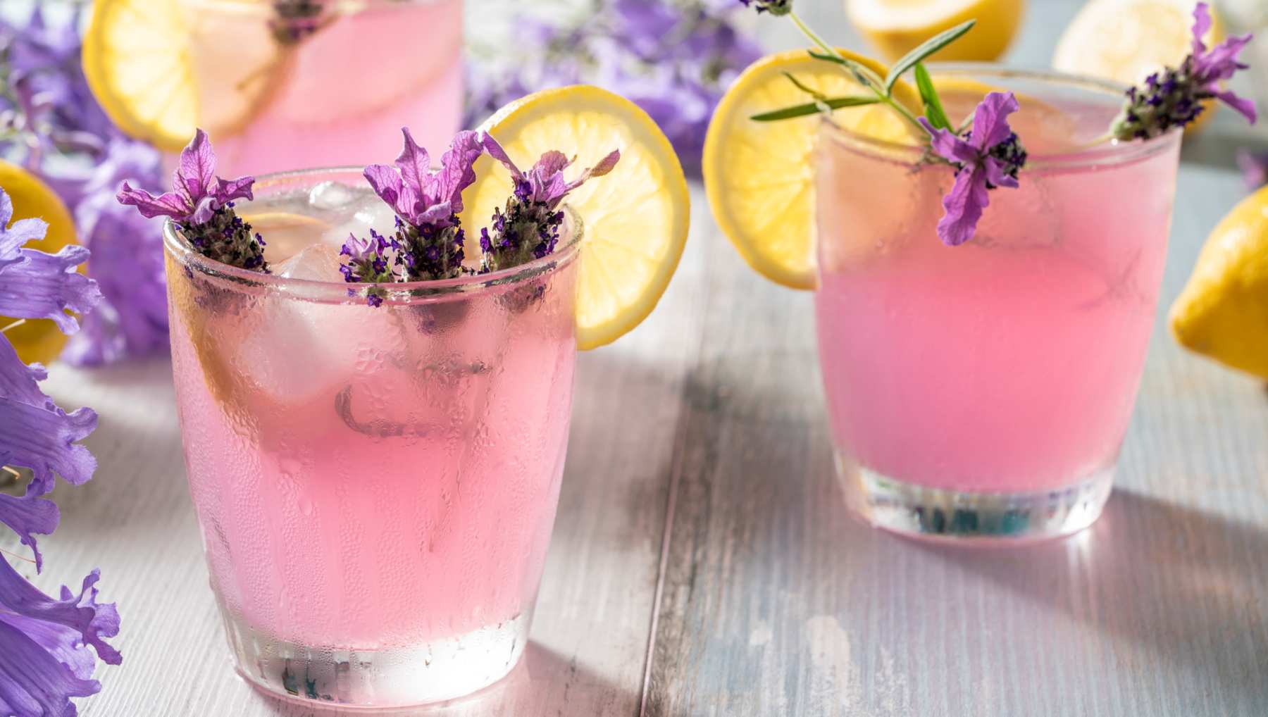 Limonada de lavanda.