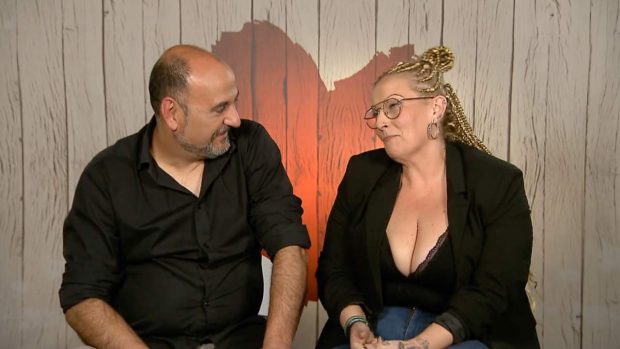 Toni y Manuela en 'First Dates'. (Mediaset)